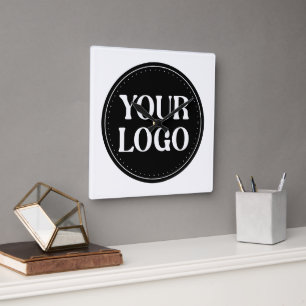 Custom Logo Corporate Holiday Gift Keepsakes Bulk Square Wall Clock