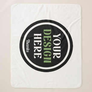 Custom Logo Corporate Holiday Gift Mug Set Sherpa Blanket