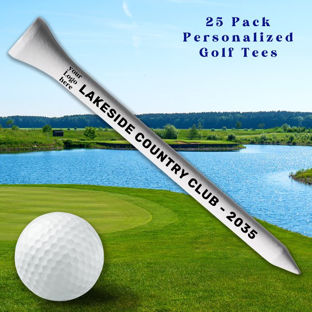 Custom Logo Country Club Golf Company Personalized Golf Tees (Creator Uploaded)