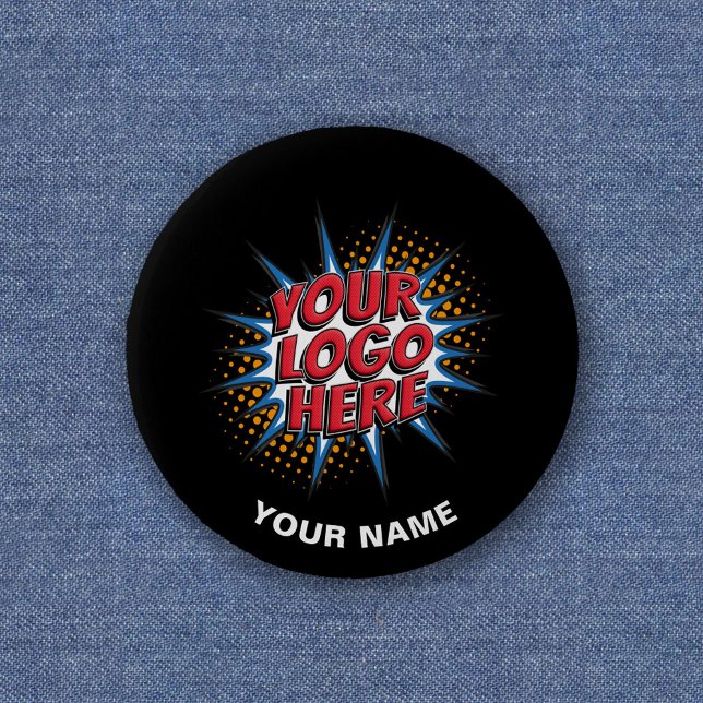 Custom Logo, Custom Text, Black Name Button (Creator Uploaded)