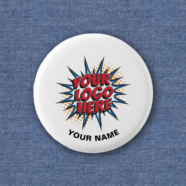Custom Logo, Custom Text, White Employee Button (Creator Uploaded)