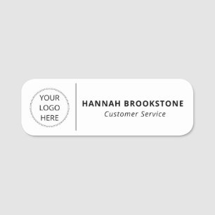 Custom Logo Customer Service Employee Name Tag