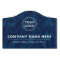 Custom logo dark blue marbled background business