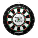 Custom Logo Dartboard with Text