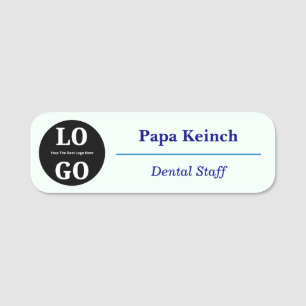Custom Logo Dental Staff Magnetic  Name Tag
