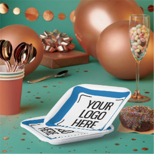 Custom Logo Design, Company Logo, Team Logo, Perso Paper Plates