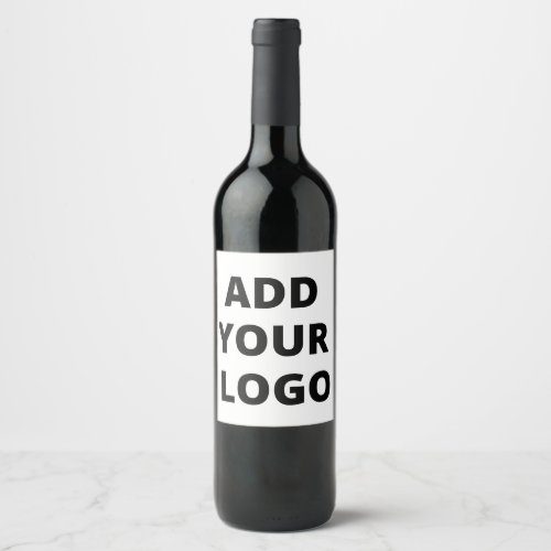 Custom Logo Design  Wine Label