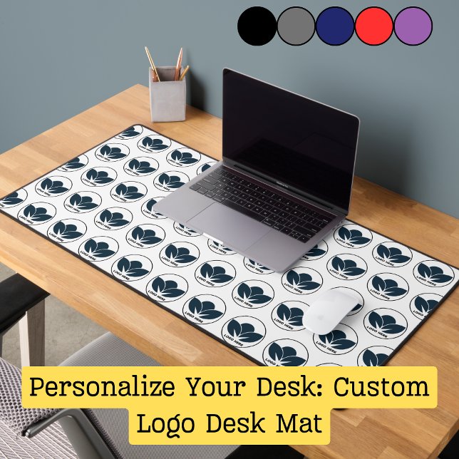 Custom Logo Desk Mat – Personalized Office Mouse (Personalize Your Desk: Custom Logo Desk Mat)