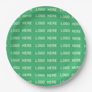 Custom Logo Disposable Business Party  Paper Plates