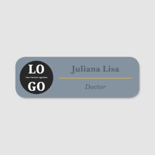 Custom Logo Doctor Staff Employee Magnetic  Name Tag