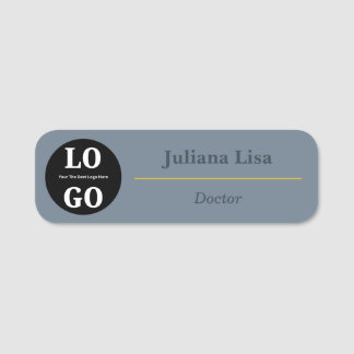 Custom Logo Doctor Staff Employee Magnetic Name Tag