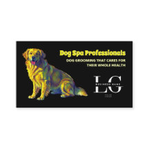 Custom Logo Dog Services Pet Business Card