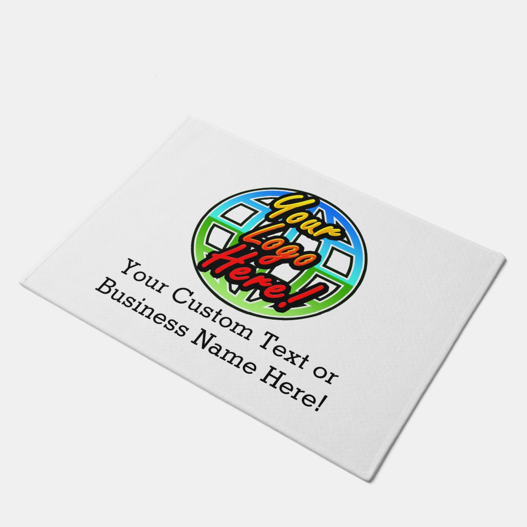 Custom Logo Door Mat Zazzle