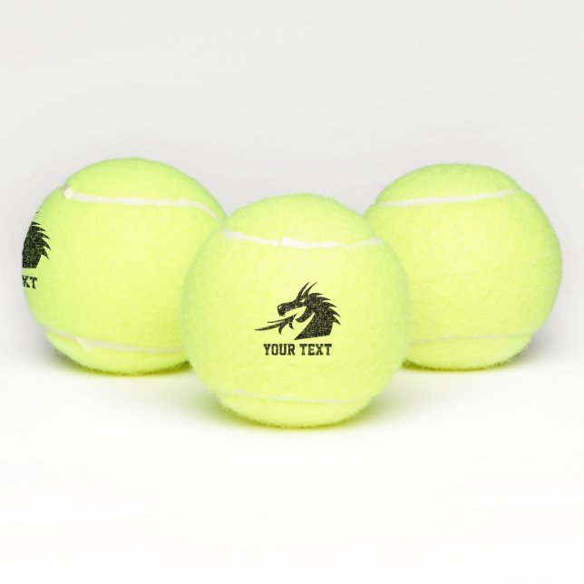 Custom logo dragon head tennis ball design (Multi)