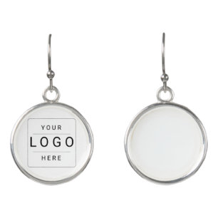 Custom Logo Earrings