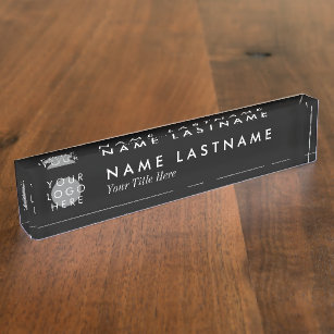 Acrylic Desk Name Plates Zazzle