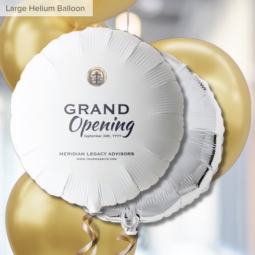 Custom Logo Elegant Grand Opening Balloon