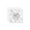 Custom logo elegant marble square