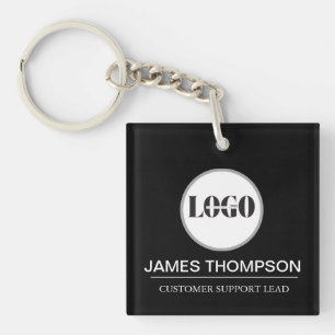 Custom Logo Employee Gear for Your Business Team Keychain