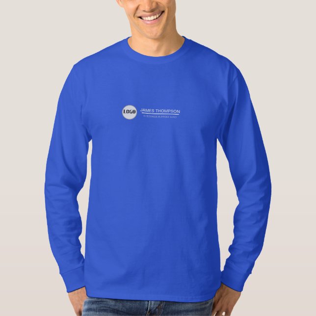 Custom Logo Employee Gear for Your Business Team T-Shirt (Front)
