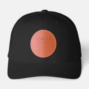 Custom Logo Employee Leather Patch Hat