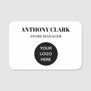 Custom Logo Employee Magnetic Company Name Tag