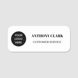 Custom Logo Employee Magnetic Company Name Tag