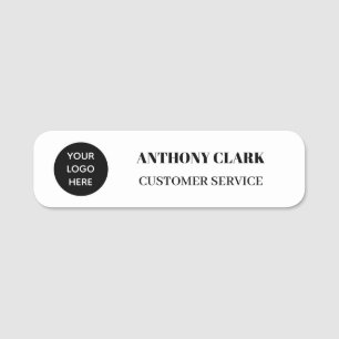 Custom Logo Employee Magnetic Company Name Tag