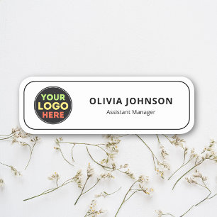 Custom Logo Employee Magnetic Company Name Tag