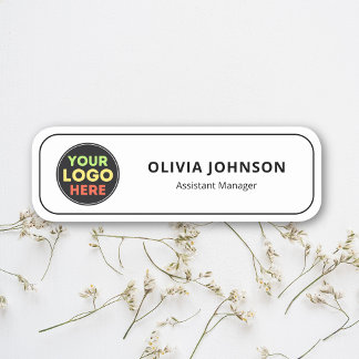 Custom Logo Employee Magnetic Company Name Tag
