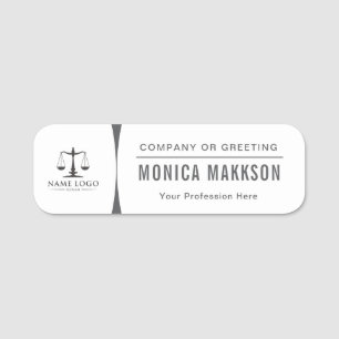 Custom Logo Employee Magnetic Name Tag