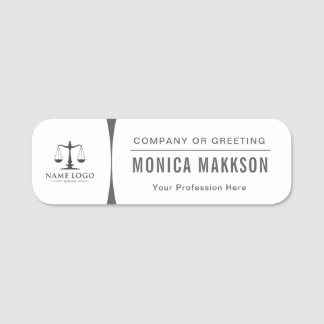 Custom Logo Employee Magnetic Name Tag