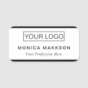 Custom Logo Employee Magnetic Name Tag