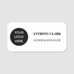 Custom Logo Employee Magnetic or Safety Pin Name Tag