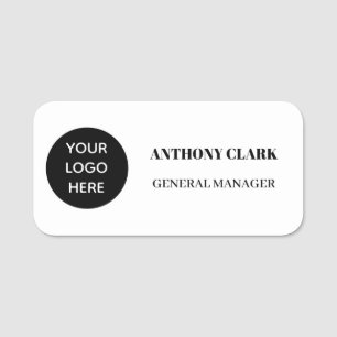 Custom Logo Employee Magnetic or Safety Pin Name Tag