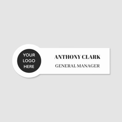Custom Logo Employee Magnetic or Safety Pin Name Tag