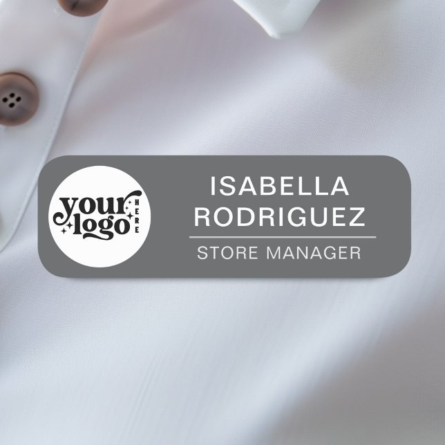 Custom Logo Employee Magnetic Or Safety Pin  Name Tag (Custom Logo Employee Magnetic Or Safety Pin Name Tag)