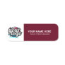 Custom Logo Employee magnetic or safety pin Name Tag