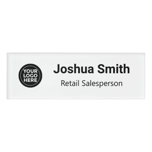 Custom Logo Employee Name Tag