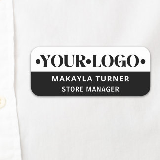 Custom Logo Employee  Name Tag
