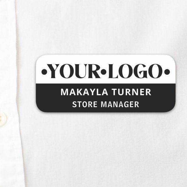 Custom Logo Employee  Name Tag (Creator Uploaded)