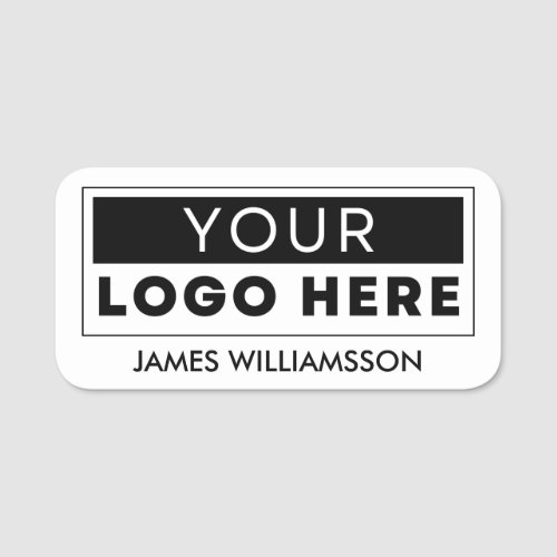 Custom Logo Employee Name Tag Magnetic or Pin Back