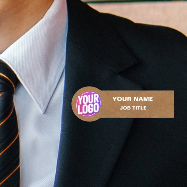 Custom Logo Employee Name Tag Magnetic Pin Backing (Creator Uploaded)