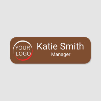 Custom Logo Employee Personalized Business Name Tag
