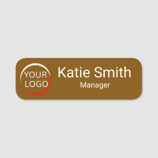 Custom Logo Employee Personalized Business Name Tag