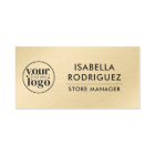 Custom Logo Employee Safety Pin or Magnetic Faux G