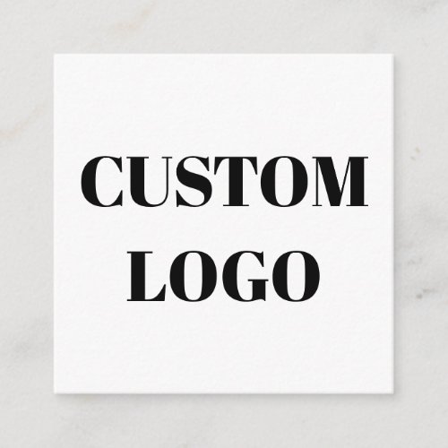 Custom Logo Enclosure Card