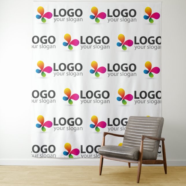 Custom Logo Event Backdrop Step and Repeat (In Situ)