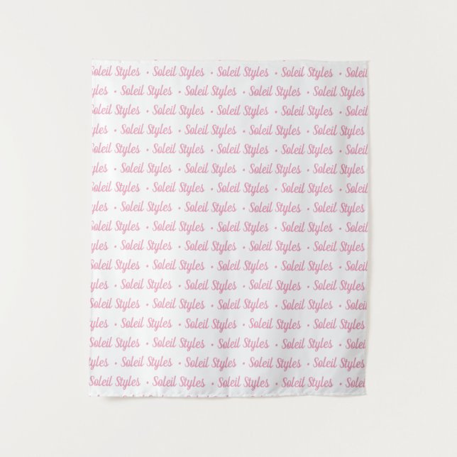 Custom Logo Event Backdrop Step and Repeat (Front)