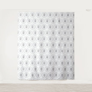 Custom Logo Event Backdrop Step and Repeat